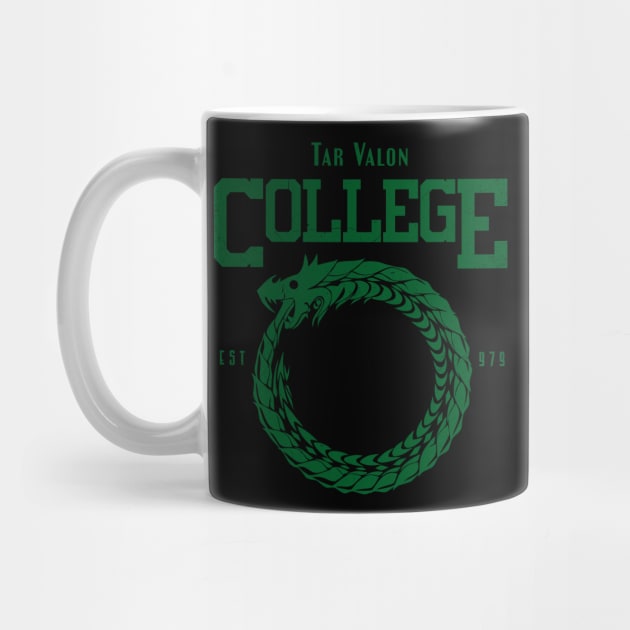 Tar Valon College Green Ajah Symbol Wheel of Time Parody by TSHIRT PLACE